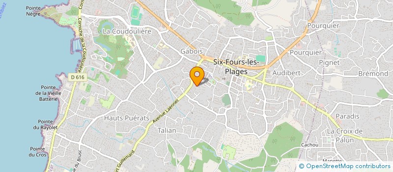 localisation de l'entreprise MONSIEUR FRANCOIS CONSTANTINI à SIX-FOURS-LES-PLAGES