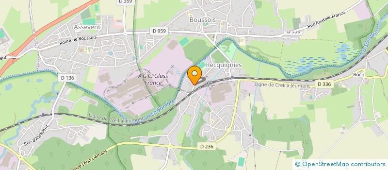 localisation de l'entreprise MONSIEUR FRANCOIS CONTRAFATTO à RECQUIGNIES