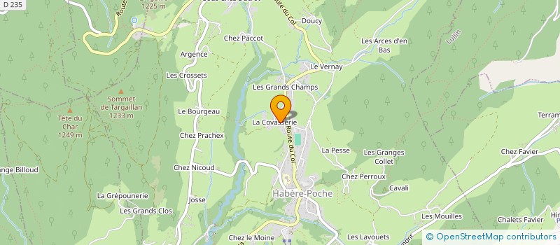 localisation de l'entreprise MONSIEUR FRANCOIS CONVERSET  HABERE-POCHE