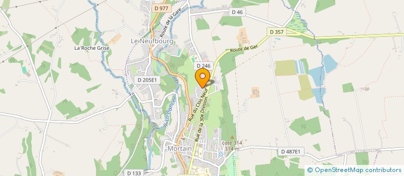 localisation de l'entreprise MONSIEUR FRANCOIS COPONET à MORTAIN-BOCAGE