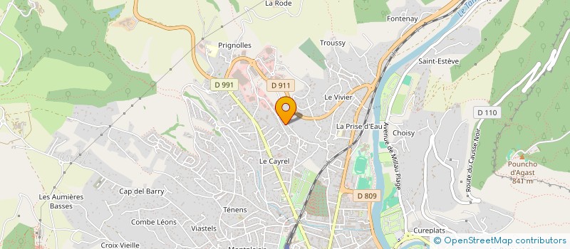 localisation de l'entreprise MONSIEUR FRANCOIS COPPOLANI à MILLAU