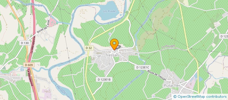 localisation de l'entreprise MONSIEUR FRANCOIS CORBIERE  TRESSAN