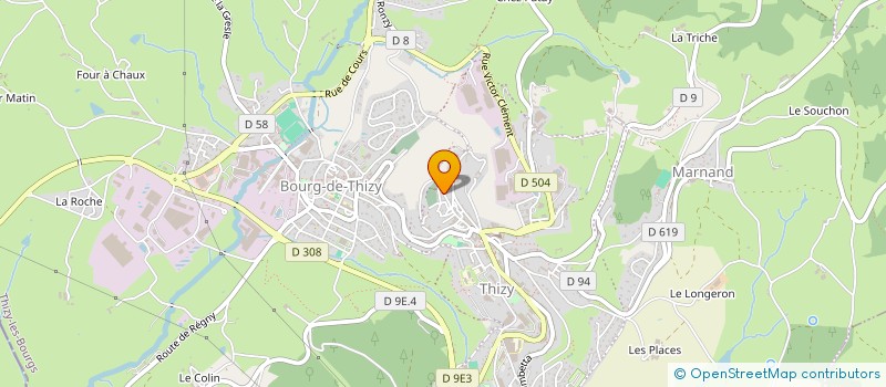 localisation de l'entreprise MONSIEUR FRANCOIS CORNELOUP  COURS