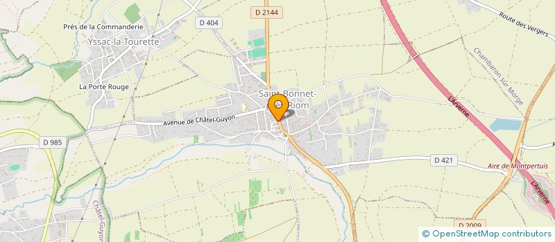 localisation de l'entreprise MONSIEUR FRANCOIS CORNET  SAINT-BONNET-PRES-RIOM