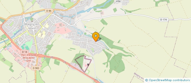 localisation de l'entreprise MONSIEUR FRANCOIS CORNET  MAGNY-EN-VEXIN