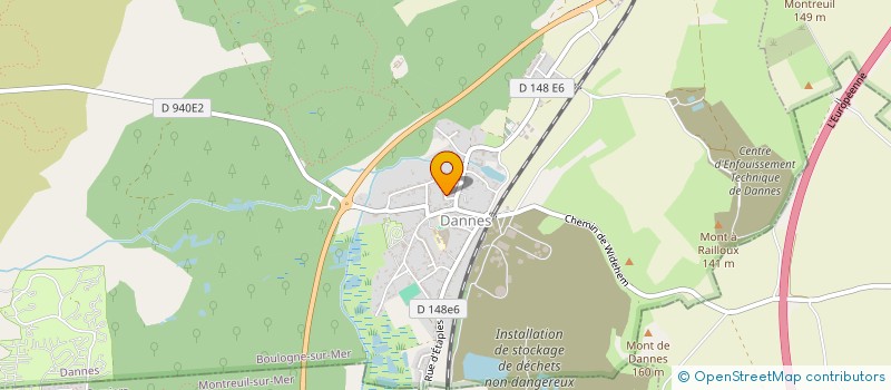 localisation de l'entreprise MONSIEUR FRANCOIS CORNEZ  DANNES