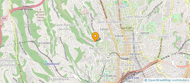 localisation de l'entreprise MONSIEUR FRANCOIS CORNIGLION  NICE