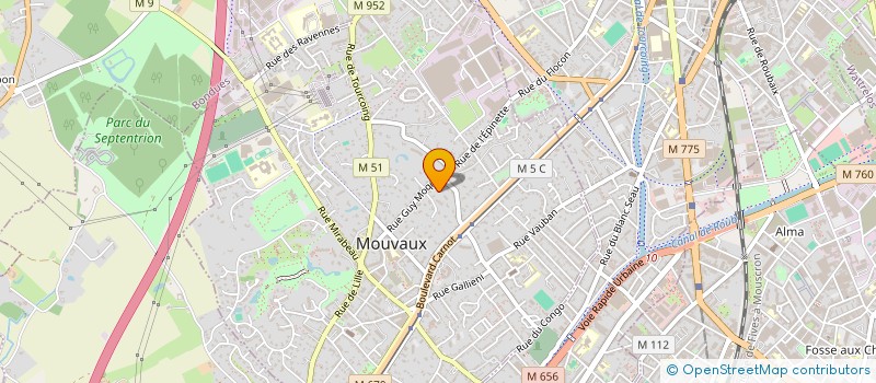 localisation de l'entreprise MONSIEUR FRANCOIS CORNU  MOUVAUX