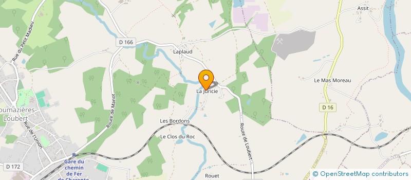localisation de l'entreprise MONSIEUR FRANCOIS CORNUAILLE à TERRES-DE-HAUTE-CHARENTE