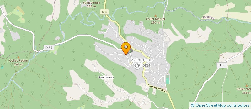 localisation de l'entreprise MONSIEUR FRANCOIS CORROYES à SAINT-PAUL-EN-FORET