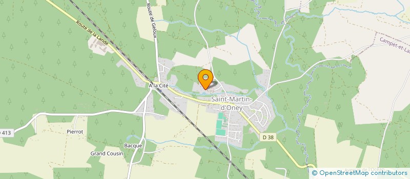 localisation de l'entreprise MONSIEUR FRANCOIS CORTE  SAINT-MARTIN-D'ONEY