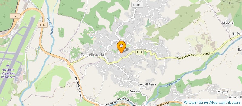 localisation de l'entreprise MONSIEUR FRANCOIS COSTANTINI  BASTELICACCIA