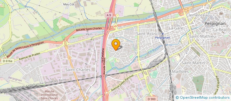 localisation de l'entreprise MONSIEUR FRANCOIS COSTE à PERPIGNAN