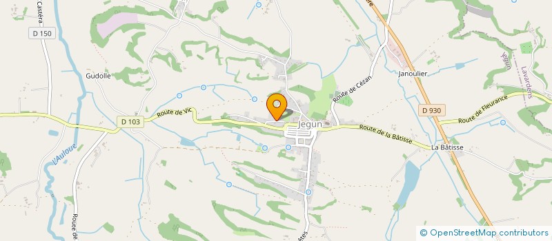 localisation de l'entreprise MONSIEUR FRANCOIS COSTE  JEGUN