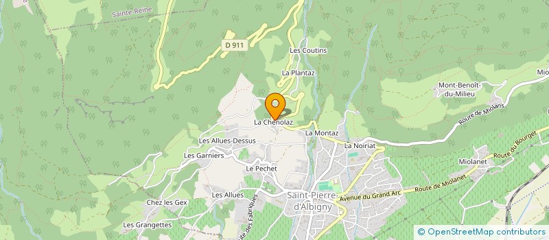 localisation de l'entreprise MONSIEUR FRANCOIS COSTER  SAINT-PIERRE-D'ALBIGNY