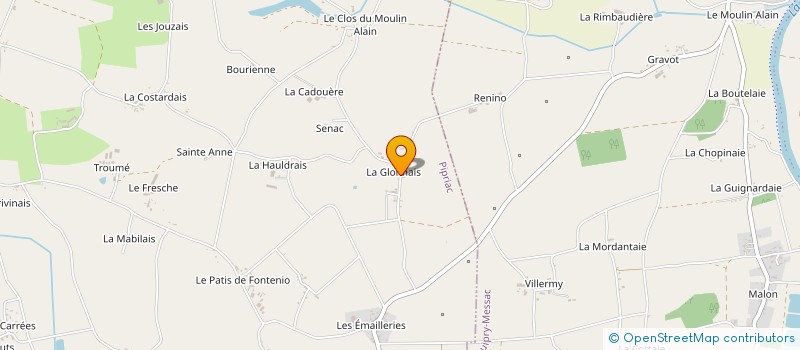 localisation de l'entreprise MONSIEUR FRANCOIS COTTAIS  PIPRIAC