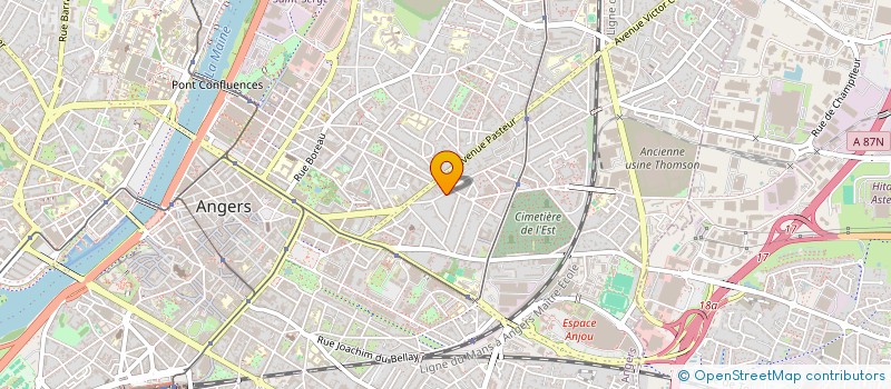localisation de l'entreprise MONSIEUR FRANCOIS COTTIER à ANGERS