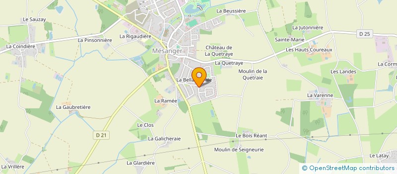 localisation de l'entreprise MONSIEUR FRANCOIS COTTINEAU à MESANGER