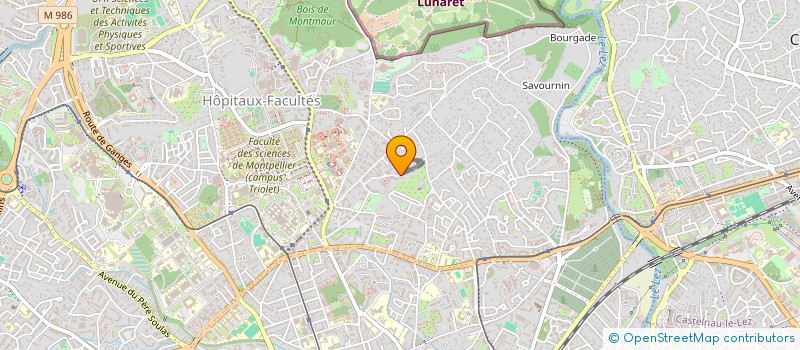 localisation de l'entreprise MONSIEUR FRANCOIS COUDRAY à MONTPELLIER