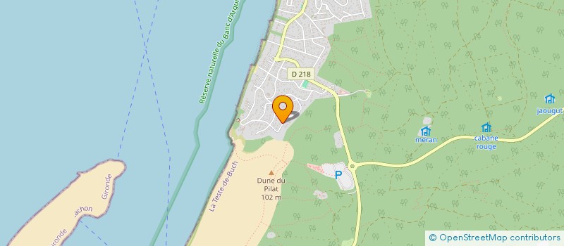 localisation de l'entreprise MONSIEUR FRANCOIS COUILLARD à LA TESTE-DE-BUCH