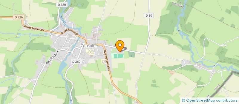 localisation de l'entreprise MONSIEUR FRANCOIS COUPPEZ  COUSOLRE
