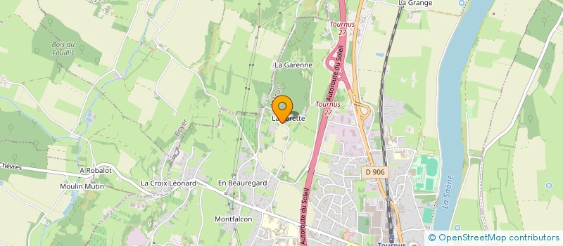 localisation de l'entreprise MONSIEUR FRANCOIS COURDIER  TOURNUS