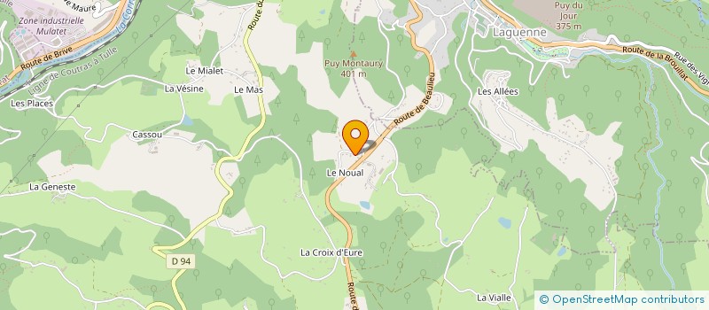 localisation de l'entreprise MONSIEUR FRANCOIS COURTEIX  SAINTE-FORTUNADE