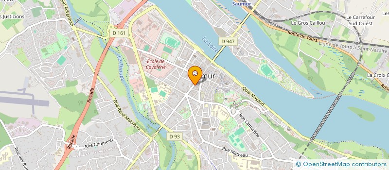 localisation de l'entreprise MONSIEUR FRANCOIS COURTILLIE  SAUMUR