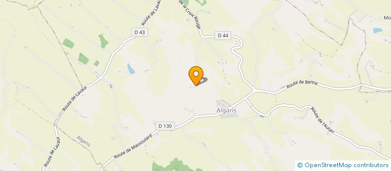 localisation de l'entreprise MONSIEUR FRANCOIS COURTIN  ALGANS