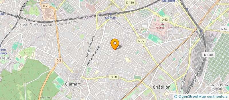localisation de l'entreprise MONSIEUR FRANCOIS COURTOIS à CLAMART