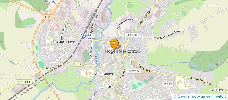 localisation de l'entreprise MONSIEUR FRANCOIS COURTY à NOGENT-LE-ROTROU