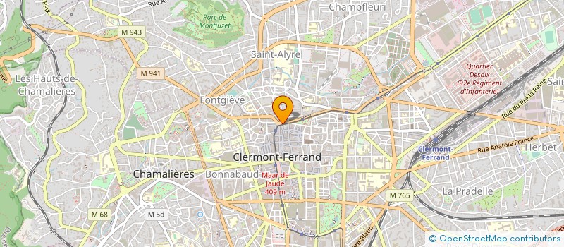 localisation de l'entreprise MONSIEUR FRANCOIS COUSIN  CLERMONT-FERRAND