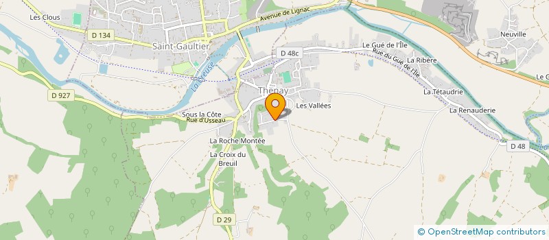 localisation de l'entreprise MONSIEUR FRANCOIS COUSSANTIEN à THENAY