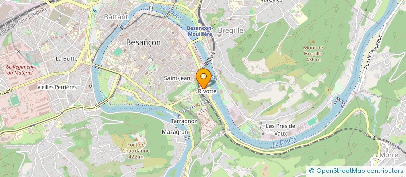 localisation de l'entreprise MONSIEUR FRANCOIS COUSSON à BESANCON