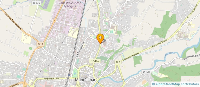 localisation de l'entreprise MONSIEUR FRANCOIS COUTOS-THEVENOT  MONTELIMAR