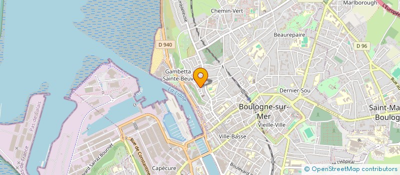 localisation de l'entreprise MONSIEUR FRANCOIS COUTREEL  BOULOGNE-SUR-MER