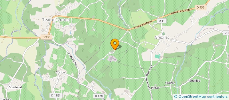 localisation de l'entreprise MONSIEUR FRANCOIS COUTUREAU  GREZILLAC