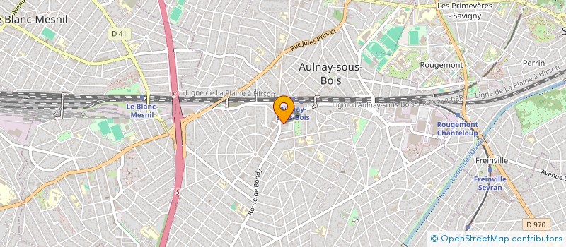localisation de l'entreprise MONSIEUR FRANCOIS CRAMA à AULNAY-SOUS-BOIS