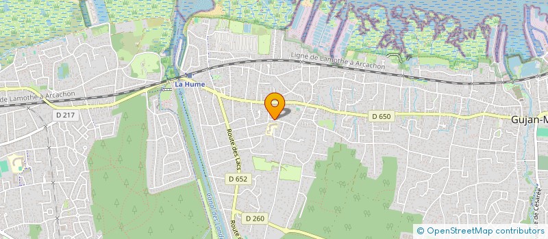 localisation de l'entreprise MONSIEUR FRANCOIS CREISER  GUJAN-MESTRAS