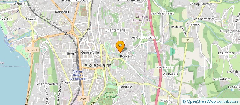 localisation de l'entreprise MONSIEUR FRANCOIS CRESPO à AIX-LES-BAINS