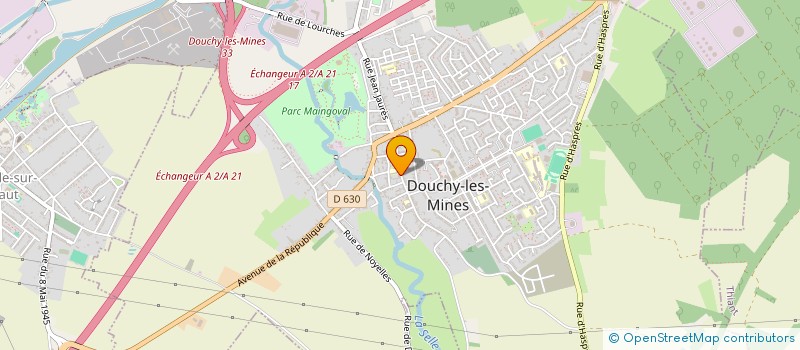 localisation de l'entreprise MONSIEUR FRANCOIS CRETIN à DOUCHY-LES-MINES