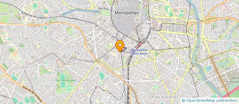 localisation de l'entreprise MONSIEUR FRANCOIS CROUZIER à MONTPELLIER