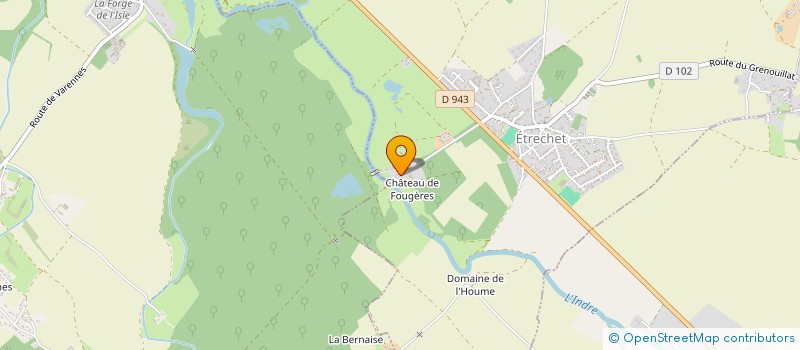 localisation de l'entreprise MONSIEUR FRANCOIS CRUBLIER DE FOUGERES à ETRECHET