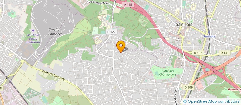 localisation de l'entreprise MONSIEUR FRANCOIS CUDINI  ARGENTEUIL