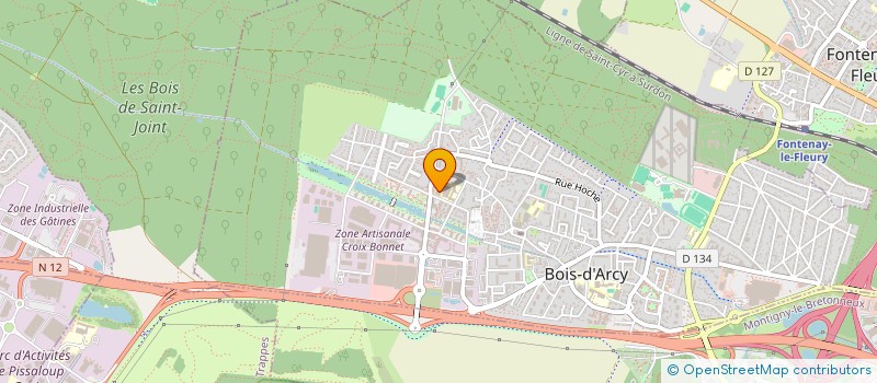 localisation de l'entreprise MONSIEUR FRANCOIS CUENOT  BOIS-D'ARCY