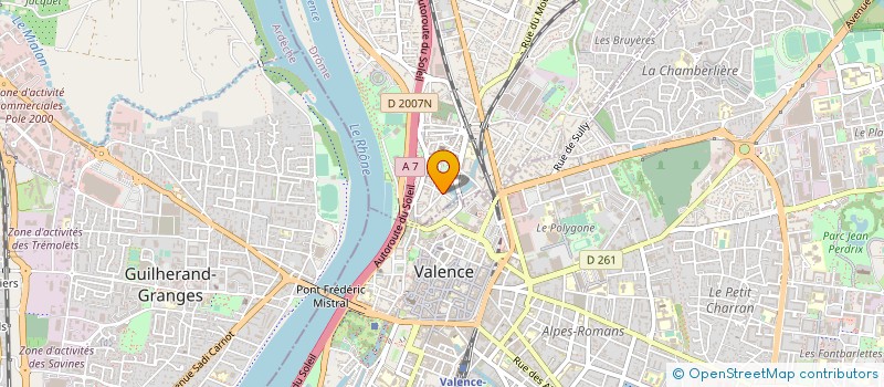 localisation de l'entreprise MONSIEUR FRANCOIS CULIERAS  BOURG-LES-VALENCE