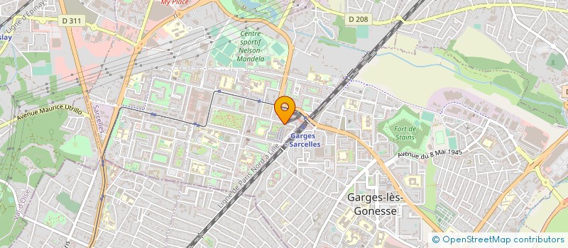 localisation de l'entreprise MONSIEUR FRANCOIS CUVELIER à SARCELLES