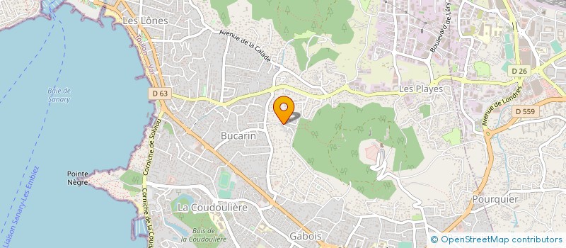 localisation de l'entreprise MONSIEUR FRANCOIS CUVELIER à SIX-FOURS-LES-PLAGES