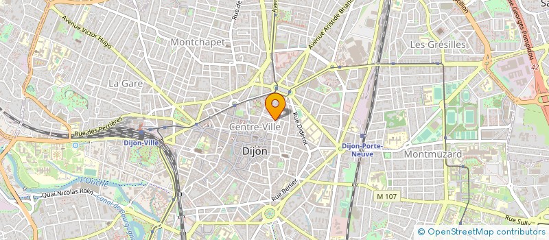 localisation de l'entreprise MONSIEUR FRANCOIS CUVILLIER à DIJON