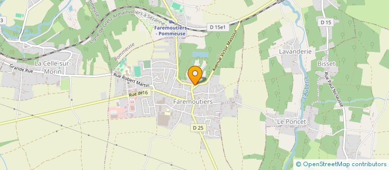 localisation de l'entreprise MONSIEUR FRANCOIS D'ABBADIE  FAREMOUTIERS